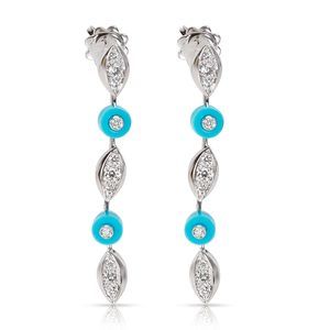 Roberto Legnazzi srl Diamond Drop Earring in 18K White Gold 0.53CTW